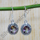 Anniversary Gift 925 Sterling Silver Jewelry Mystic topaz Gemstone Earrings SJWE-684