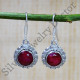 Casual Wear Jewelry Ruby Gemstone 925 Sterling Silver Earrings SJWE-713