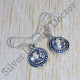 Beautiful Crystal Gemstone Jewelry 925 Sterling Silver Royal Earrings SJWE-733