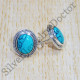 Turquoise Gemstone 925 Sterling Silver Antique Look Jewelry Stud Earring SJWES-272