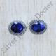 925 Sterling Silver Sapphire Gemstone Wholesale Price Jewelry Stud Earring SJWES-329
