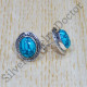 Beautiful 925 Sterling Silver Jewelry Turquoise Gemstone Fine Stud Earring SJWES-350