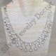 Crystal Gemstone Handmade 925 Sterling Silver Jewelry Necklace SJWN-149