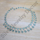 Designer Jewelry 925 Sterling Silver Blue Topaz Gemstone Royal Necklace SJWN-155