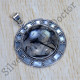 Pure 925 Sterling Silver Unique Jewelry Black Rutile Gemstone Pendant SJWP-852