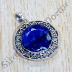 Amazing Look Jewelry 925 Sterling Silver Sapphire Gemstone Pendant SJWP-906