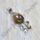 925 Sterling Silver Jewelry Golden Rutile And Citrine Gemstone Pendant SJWP-919