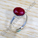 Antique Look Jewelry Ruby Gemstone 925 Sterling Silver Ring SJWR-1702