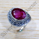 925 Sterling Silver Amazing Look Jewelry Ruby Gemstone Ring SJWR-1727
