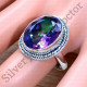 Classic Look Jewelry Mystic Topaz Gemstone 925 Sterling Silver Ring SJWR-1758