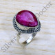 Amazing Look Jewelry Ruby Gemstone 925 Sterling Silver Ring SJWR-1795