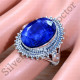 Anniversary Gift Jewelry Sapphire Gemstone 925 Sterling Silver Ring SJWR-1803