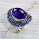 Anniversary Gift Jewelry Amethyst Gemstone 925 Sterling Silver Ring SJWR-1849