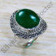Magnificent 925 Sterling Silver Exotic Green Onyx Gemstone Jewelry Ring SJWR-1901