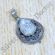 Amazing Look Jewelry Rainbow Moonstone 925 Silver  Pendant SJWP-1029