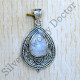 Amazing Look Jewelry Rainbow Moonstone 925 Silver  Pendant SJWP-1029