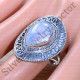 Beautiful Jewelry Rainbow Moonstone 925 Sterling Silver New Ring SJWR-1951