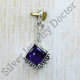 Anniversary Gift 925 Sterling Silver Jewelry Amethyst Gemstone Pendant SJWP-1038