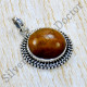 Ancient Look Jewelry 925 Sterling Silver Tiger Eye Gemstone Pendant SJWP-1145