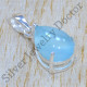 925 Sterling Silver Royal Jewelry Blue Chalcedony Gemstone Beautiful Pendant SJWP-1166