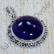 Ancient Look Jewelry Amethyst Gemstone 925 Sterling Silver Unique Pendant SJWP-1178