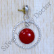 925 Sterling Silver Amazing Look Jewelry Coral Gemstone Pendant SJWP-1255