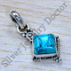 Turquoise Gemstone 925 Sterling Silver Amazing Look Jewelry Pendant SJWP-1274