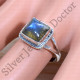 Anniversary Gift 925 Sterling Silver Jewelry Labradorite Gemstone Ring SJWR-1998
