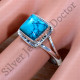 Turquoise Gemstone 925 Pure Sterling Silver Jewelry Royal Ring SJWR-2004