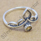 beautiful  925 sterling silver jewelry citrine gemstone ring WR-6177