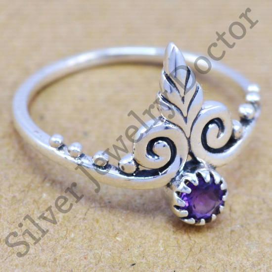 925 sterling silver jewelry amethyst wholesale royal ring WR-6181
