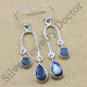 fine jewelry 925 sterling silver labradorite gemstone wholesale earring WE-6206