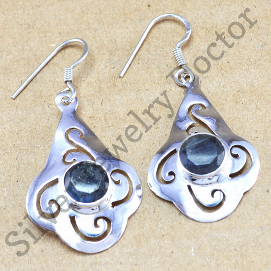 925 sterling silver beautiful jewelry labradorite gemstone nice earring WE-6218