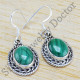 wholesale women jewelry 925 sterling silver malachite earring WE-6252