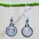 925 sterling silver rose quartz gemstone wholesale jewelry Fancy earring WE-6267