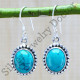 925 sterling silver handmade jewelry turquoise gemstone earring WE-6270