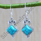 925 solid sterling silver turquoise gemstone jewelry designer earring WE-6275