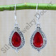 925 solid silver wholesale jewelry ruby gemstone beautiful earring WE-6278