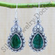 emerald gemstone real 925 sterling silver jewelry new earring WE-6287