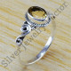 Real 925 Sterling Silver Jewelry Citrine Wholesale Price Ring WR-6313