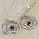 beautiful 925 sterling silver jewelry garnet handmade designer earring WE-6379