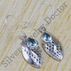 925 sterling silver jewelry blue topaz gemstone fine earring WE-6380