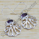 925 sterling silver new designer jewelry amethyst fine earring WE-6394