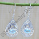beautiful 925 sterling silver jewelry blue topaz wholesale earring WE-6409