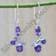 amethyst gemstone wholesale jewelry 925 sterling silver earring WE-6416