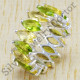925 silver wholesale jewelry peridot and citrine gemstone ring WR-6424