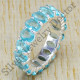 925 sterling silver wholesale jewelry blue topaz gemstone ring WR-6427