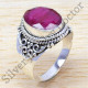 925 pure sterling silver jewelry ruby gemstone designer ring WR-6551