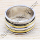 Beautiful Jaipur Fashion Jewelry 925 Sterling Silver And Brass Handmade Ring SJWR-17