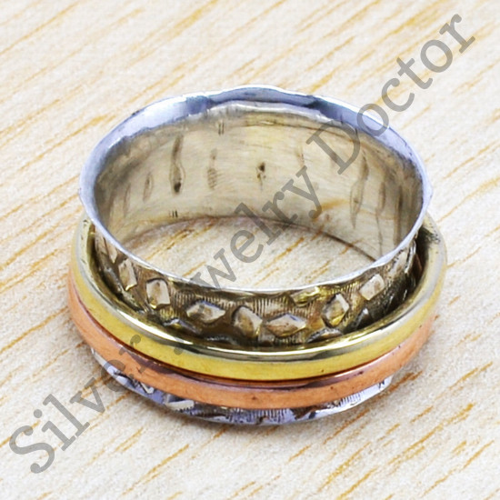 925 Sterling Silver Jewelry And Brass Wholesale Price Ring SJWR-21